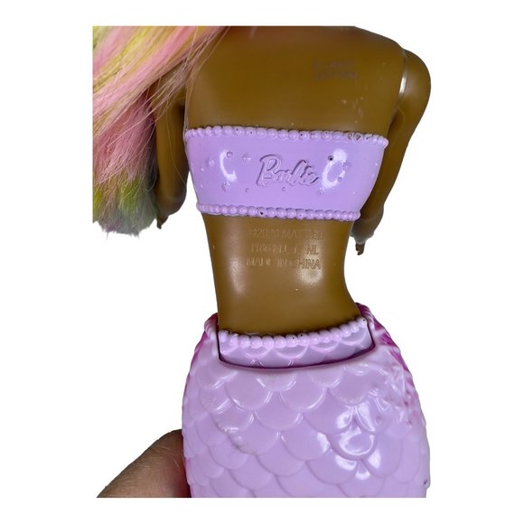 Barbie Dreamtopia Rainbow Magic Mermaid Doll Rainbow Hair Color Change - Picture 10 of 11
